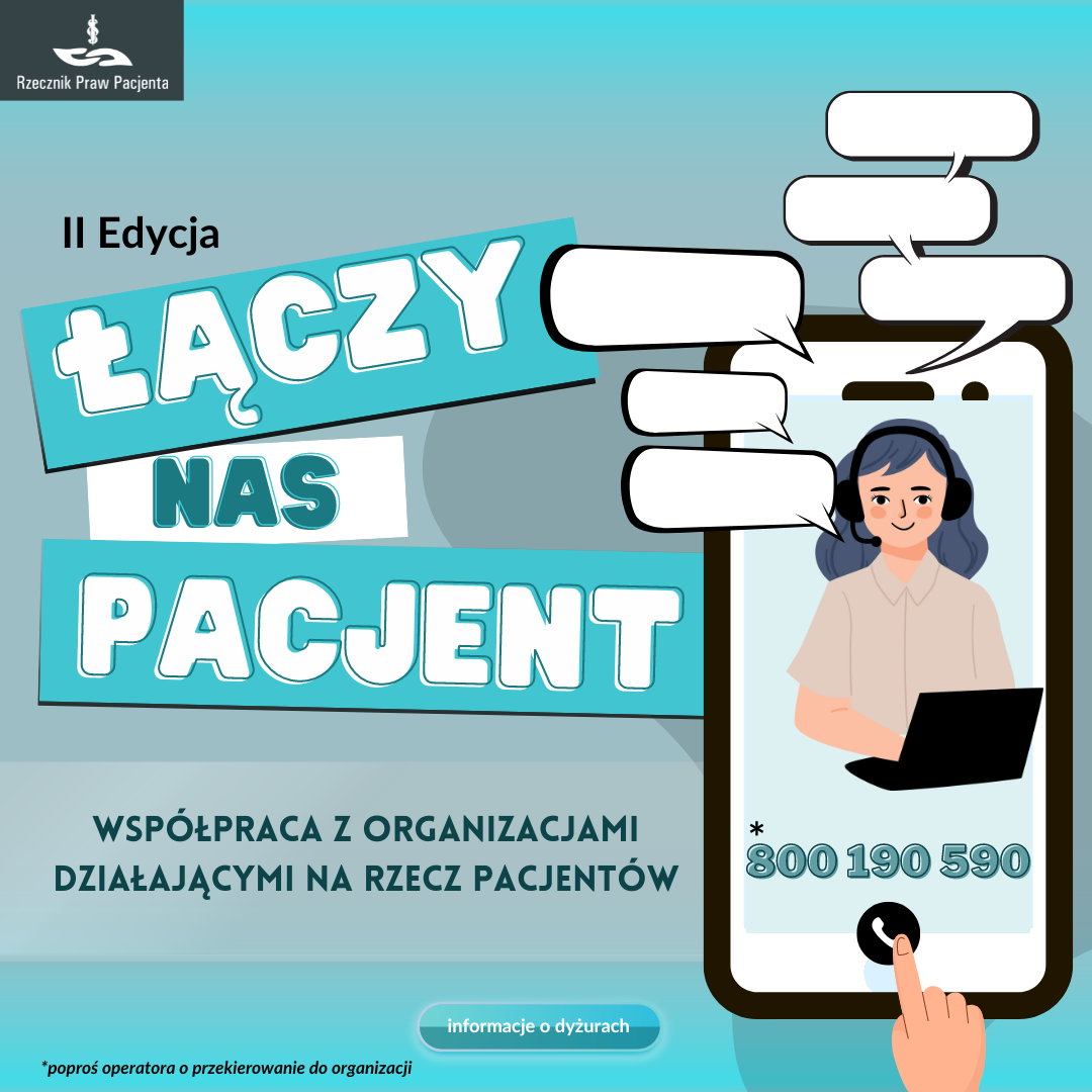 Łączy nas pacjent informacja